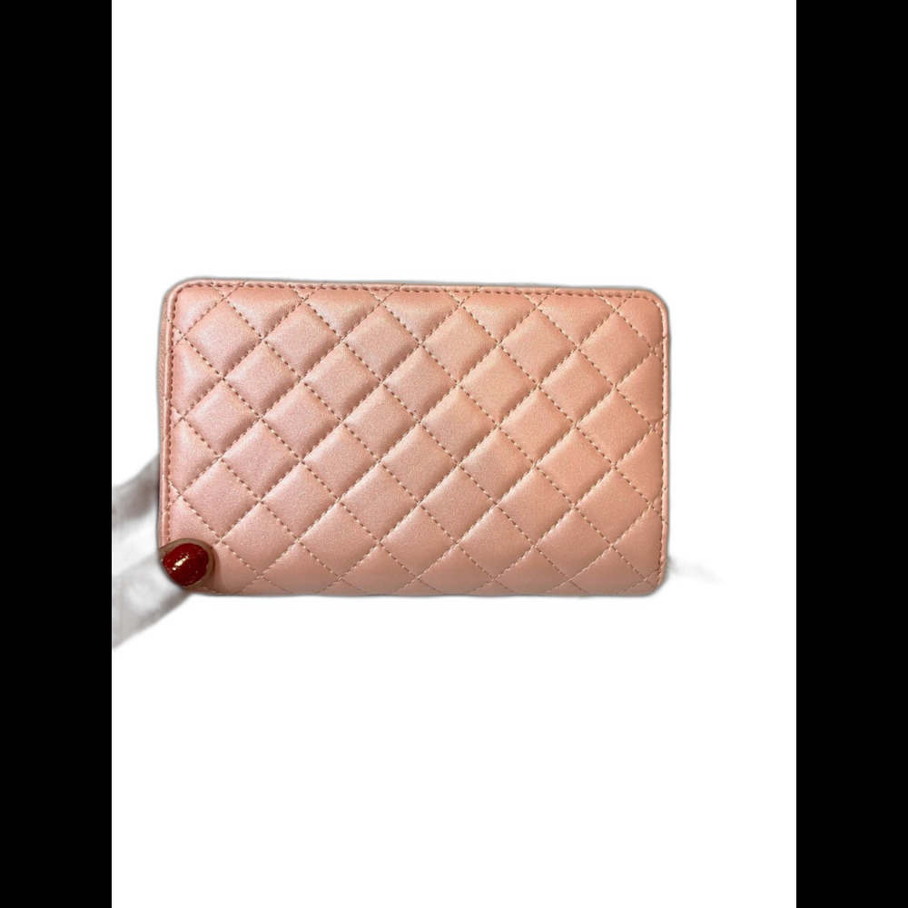 Lw Pink Quilted Cash Envelope Wallet Nla View 2